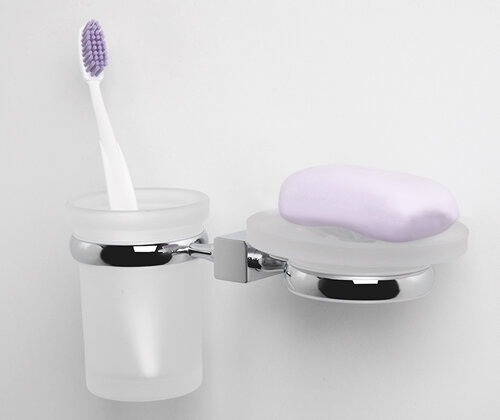 Держатель стакана и мыльницы Wasserkraft Lippe, K-6526