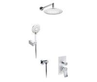 Душевая стойка Wasserkraft A16067WHITE, скрытый монтаж, белый/хром