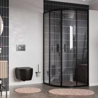 Душевой уголок Wasserkraft 61S01, четверть круга, 90 х 90 см