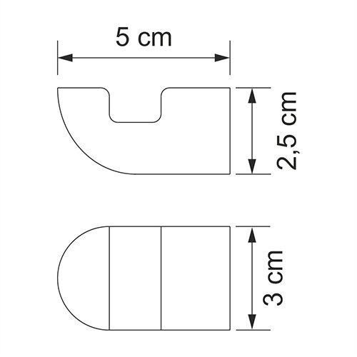 Крючок Wasserkraft Kammel, K-8323W