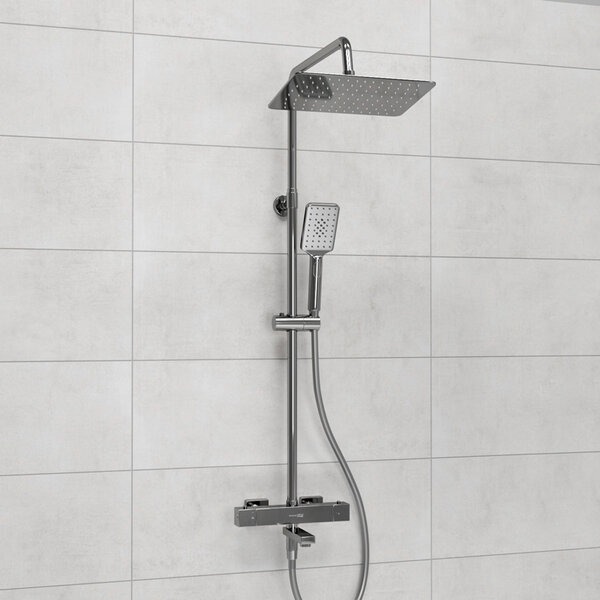 Душевая стойка Wasserkraft, цвет - хром, A199.069.126.087.CH Thermo