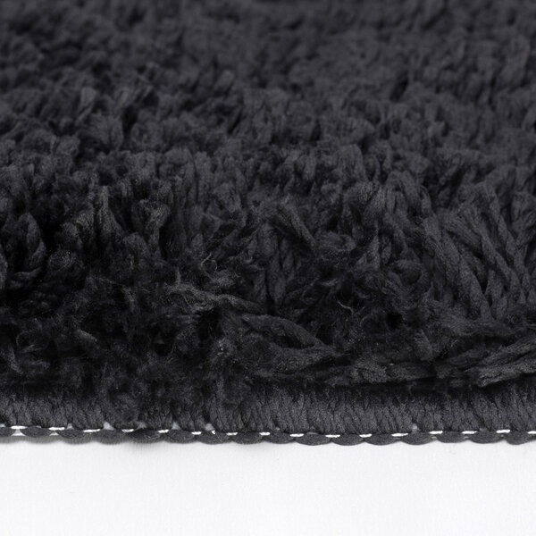 Коврик Wasserkraft Dill BM-3941, Caviar напольный, цвет - черный, 60 х 100 см