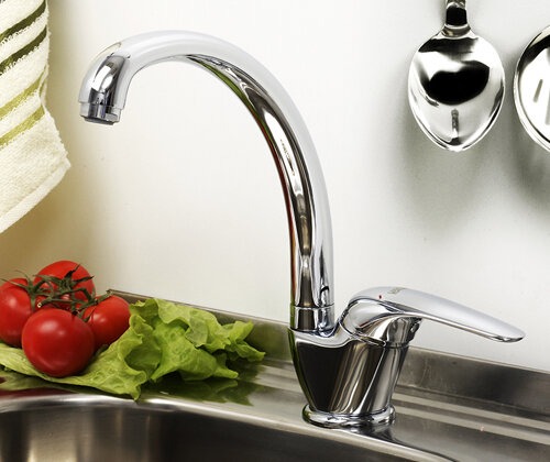 Смеситель Wasserkraft 2807 для кухни, хром
