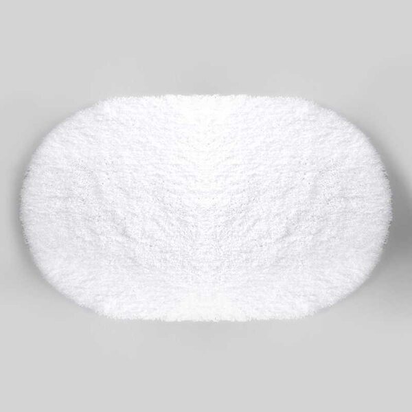 Коврик Wasserkraft Dill BM-3940, Bright White напольный, цвет - белый, 60 х 100 см