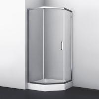 Душевой уголок Wasserkraft Naab 86S 86S38, 100 х 100 х 200 см, профиль хром, стекло прозрачное