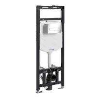Инсталляция для унитаза Wasserkraft Alme 15TLT.010.ME.CH03, механическая клавиша хром