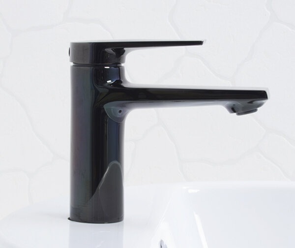 Смеситель для раковины Wasserkraft 6603, черный глянец