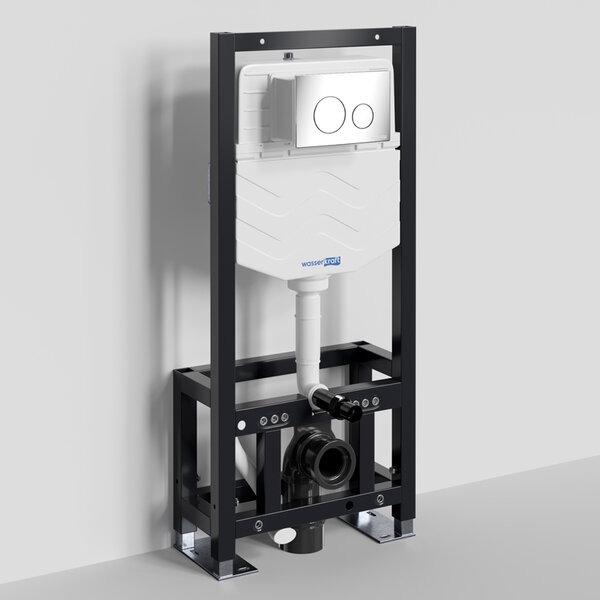 Инсталляция для унитаза Wasserkraft Dill 61TLT.010.ME.CH02, механическая клавиша хром