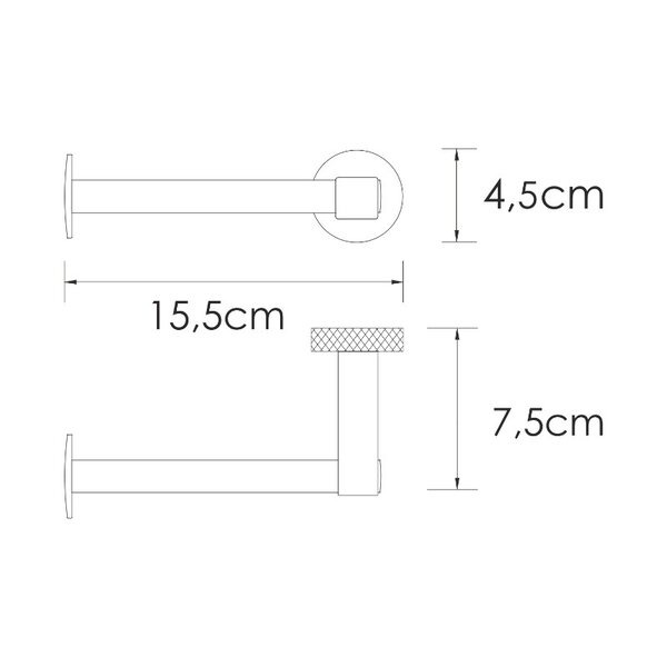 Держатель туалетной бумаги Wasserkraft Tauber K-64496, никель