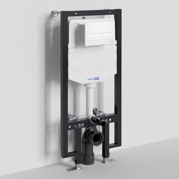 Инсталляция для унитаза Wasserkraft Vils 56TLT.010.ME.WH04, механическая клавиша белая