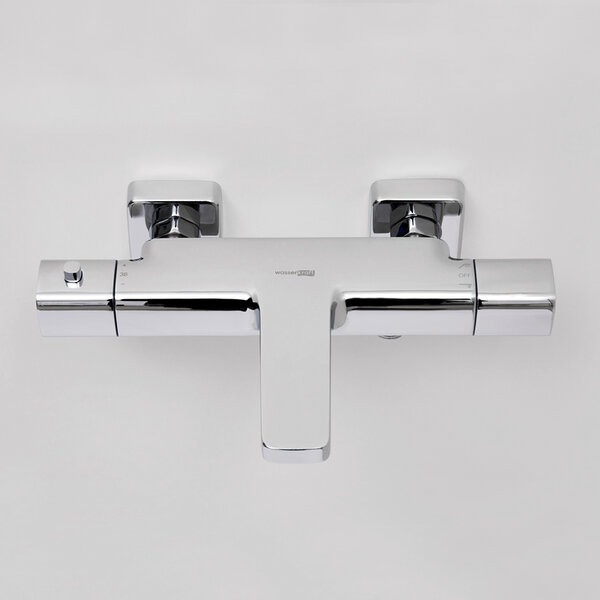 Смеситель термостатический для ванны и душа Wasserkraft Naab, хром, 8611 Thermo