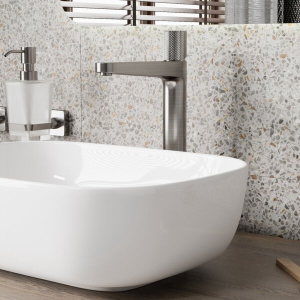 Смеситель для раковины Wasserkraft Tauber, никель, 6403H