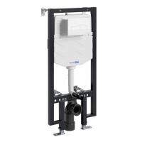 Инсталляция для унитаза Wasserkraft Vils 56TLT.010.ME.WM03, механическая клавиша белая матовая