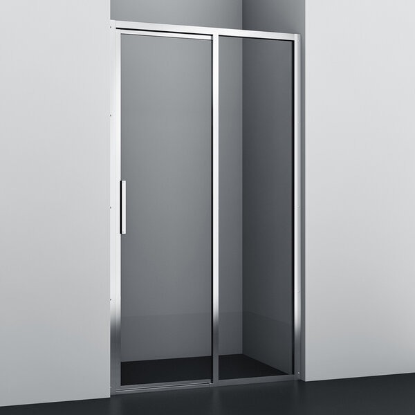 Душевая дверь в нишу Wasserkraft Lopau 32S, 120 х 200 см, профиль хром, стекло прозрачное, 32S05L/R