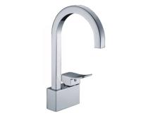 Смеситель Wasserkraft Aller 1067 для кухни с поворотным изливом, хром