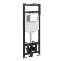 Инсталляция для унитаза Wasserkraft Alme 15TLT.010.ME.CH04, механическая клавиша хром