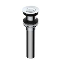 Донный клапан Push-up Wasserkraft, без перелива, хром, A249