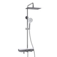 Душевая стойка Wasserkraft, с изливом, цвет - хром, A113.069.127.CH Thermo