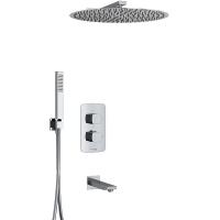 Душевой комплект Wasserkraft Naab 8600 A178644 Thermo, со смесителем, C ВНУТРЕННЕЙ ЧАСТЬЮ, термостатическая, цвет хром