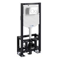 Инсталляция для унитаза Wasserkraft Dill 61TLT.010.ME.CH02, механическая клавиша хром
