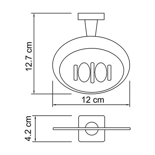 Мыльница-решетка Wasserkraft Lippe, K-6569