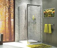Душевой уголок Wasserkraft 48P02, стекло прозрачное, 80 см