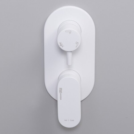 Душевой комплект Wasserkraft 8500 А85161, цвет белый Soft-touch