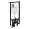 Инсталляция для унитаза Wasserkraft Vils 56TLT.010.ME.WM03, механическая клавиша белая матовая
