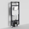 Инсталляция для унитаза Wasserkraft Dinkel 58TLT.010.ME.BN04, механическая клавиша никель