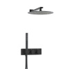 Душевая стойка Wasserkraft A16160 Thermo, скрытый монтаж, черный Soft-touch
