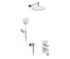 Душевая стойка Wasserkraft A16067WHITE, скрытый монтаж, белый/хром