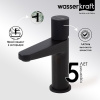 Смеситель для раковины Wasserkraft Fulda, черный матовый, 5203