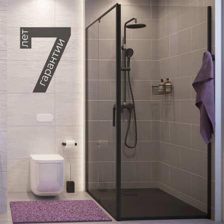 Душевой уголок Wasserkraft 74P18, прямоугольный, 90х100 см