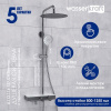 Душевая стойка Wasserkraft, с изливом, цвет - хром, A113.116.127.CH Thermo