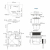 Душевой поддон Wasserkraft Isen 26T01, четверть круга, 90 x 90 см, акрил 5мм, белый