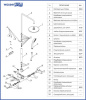 Душевая стойка Wasserkraft A13302, верхний душ 25 см, хром