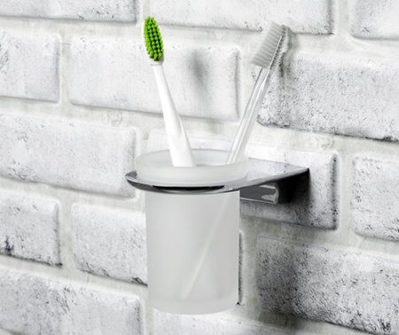 Стакан для зубных щеток Wasserkraft Kammel, стеклянный, К-8328