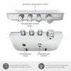 Смеситель для ванны и душа Wasserkraft Mindel, термостатический, хром/белый, 8599 Thermo