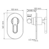 Смеситель для раковины Wasserkraft Kammel 1800 A18583, цвет хром
