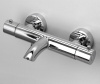 Смеситель термостатический Wasserkraft 4811 для ванны и душа с коротким изливом, хром