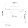 Смеситель для раковины Wasserkraft 5803, хром