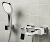 Смеситель Wasserkraft ALLER 1061W для ванны и душа с коротким изливом, белый/хром