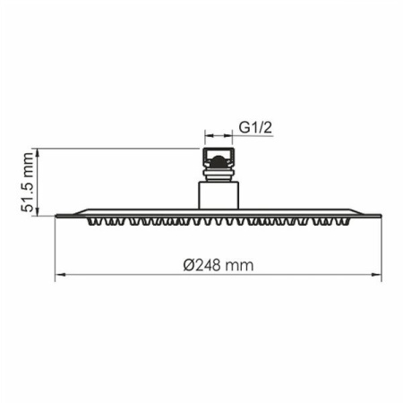 Душевой комплект Wasserkraft Sauer Sauer 7100, цвет золото глянцевое, A71208