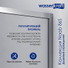 Душевой уголок Wasserkraft Naab 86S 86S38, 100 х 100 х 200 см, профиль хром, стекло прозрачное