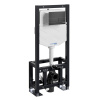 Инсталляция для унитаза Wasserkraft Dill 61TLT.010.ME.MB04, механическая клавиша черная матовая