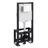 Инсталляция для унитаза Wasserkraft Dill 61TLT.010.ME.WH02, механическая клавиша белая