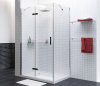 Душевой уголок Wasserkraft Aller Black L/R, 120 х 90 см, стекло прозрачное, 10H07LBLACK