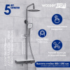 Душевая стойка Wasserkraft, с изливом, цвет - хром, A113.067.065.CH Thermo