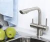 Смеситель Wasserkraft A8027 для кухни под фильтр, матовый хром