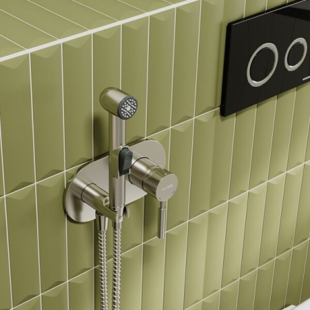 Гигиенический душ Wasserkraft Wern, 4238, со смесителем, C ВНУТРЕННЕЙ ЧАСТЬЮ, C ВНУТРЕННЕЙ ЧАСТЬЮ, никель